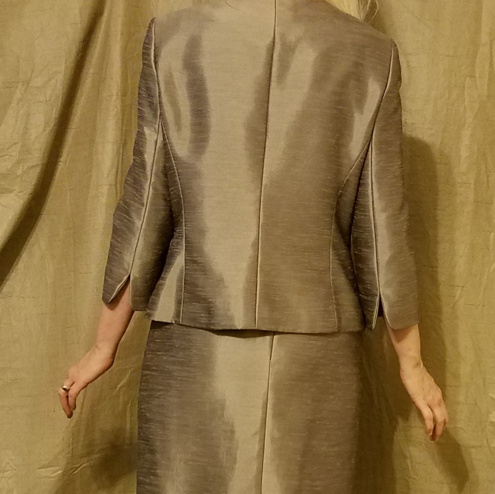 Kasper Champagne Skirt Suit - Picture 2 of 10